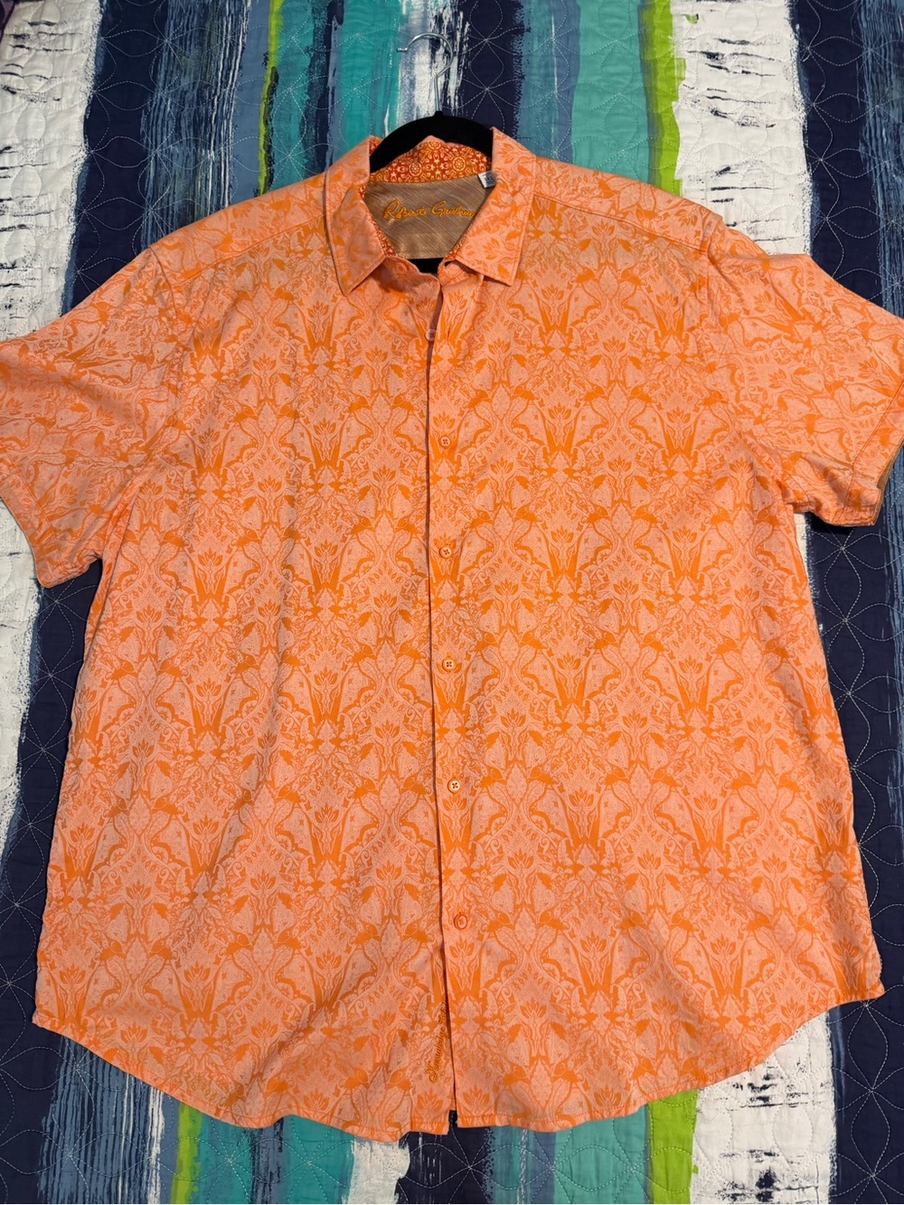 Orange Robert Graham Button Dow